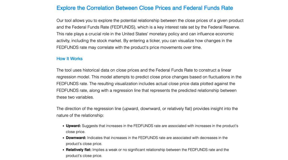 price-interest-rate